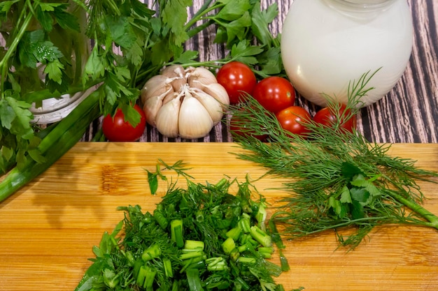 Ingrediente proaspete pe masă